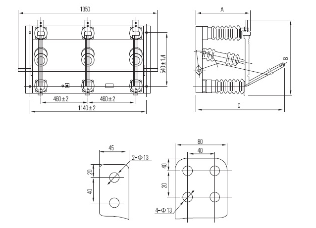 Disconnector MGN27-40.5-2