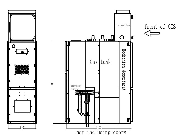 Gas-insulated switchgear MGIS89-40.5-2
